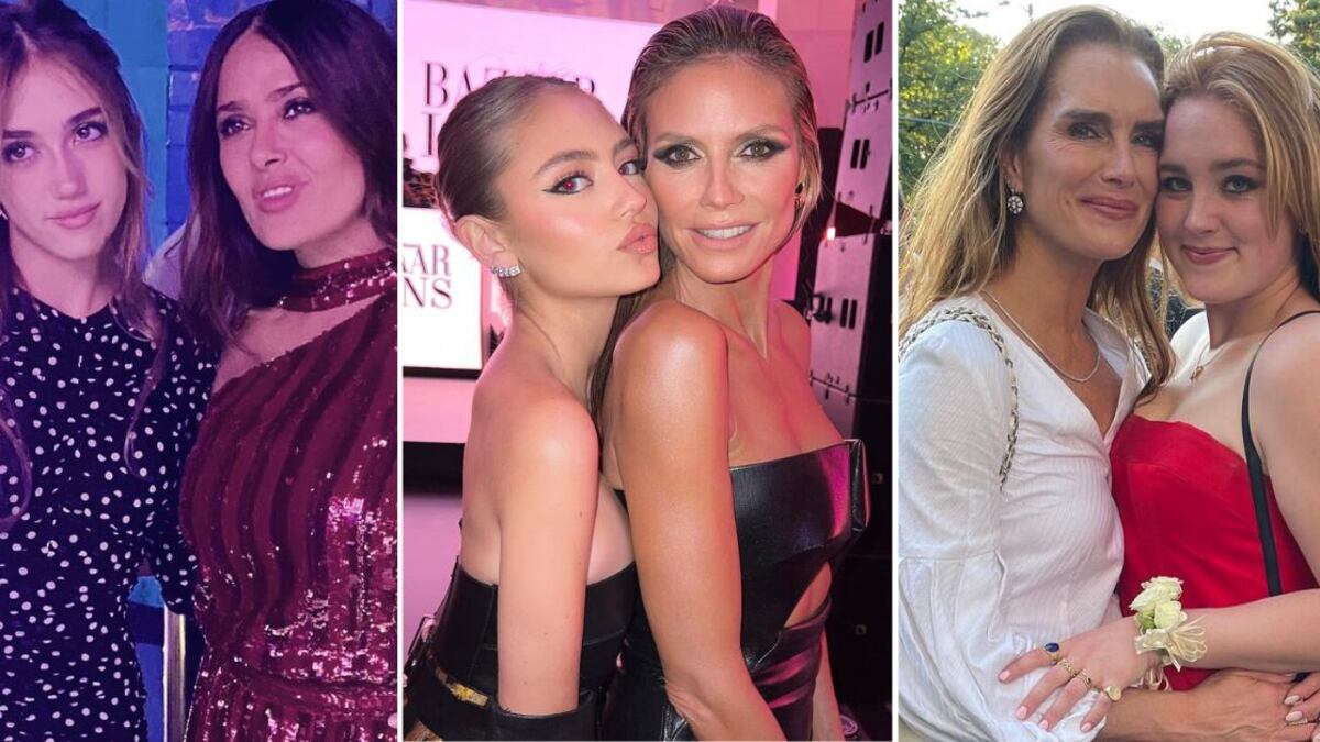 Las hijas de Salma Hayek, Heidi Klum y Brooke Shields han reestrenado prendas vintage de su mamá con gran éxito