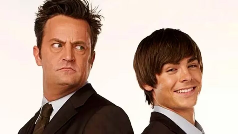 Matthew Perry y Zac Efron