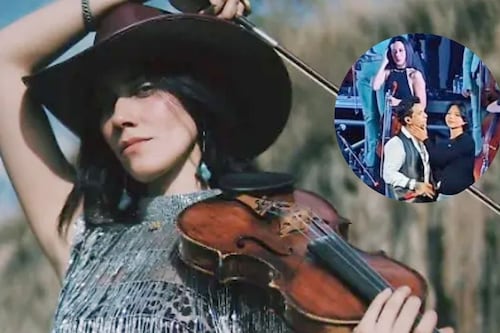 “Se repite la historia”: violinista de Nodal habría presumido accesorio del cantante igual que Ángela Aguilar