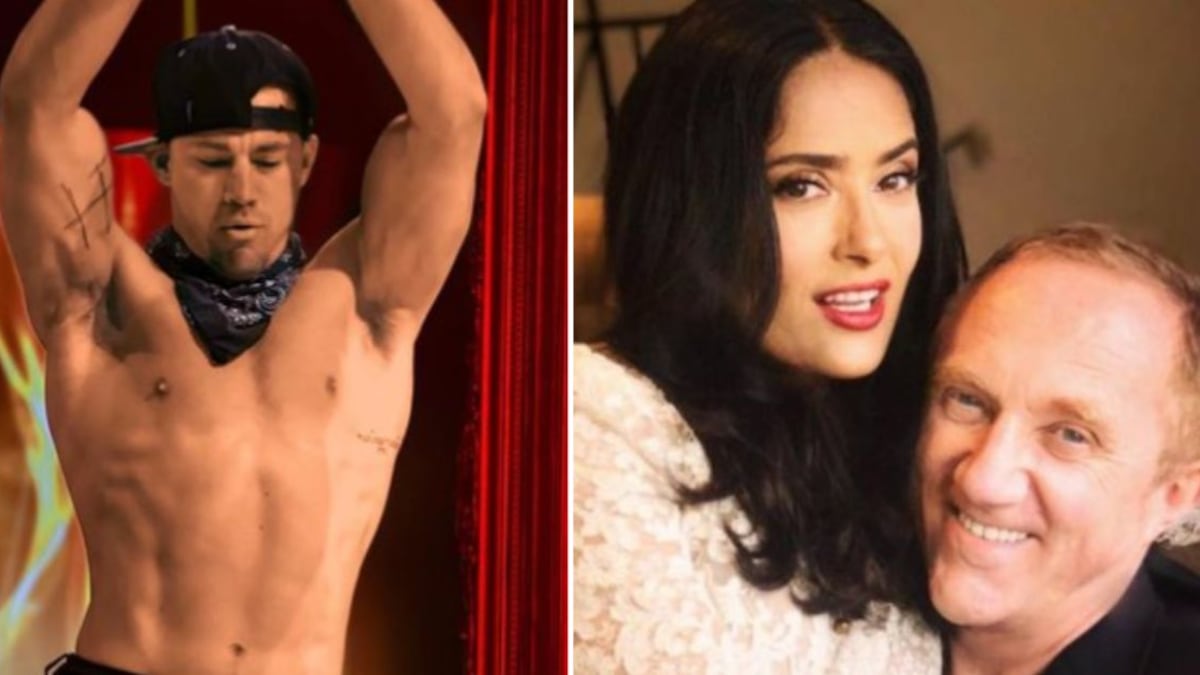 Las candentes escenas de Salma Hayek y Channing Tatum en Magic Mike