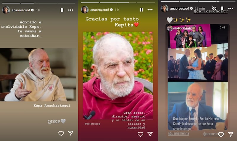 Ana María Orozco desde sus redes sociales