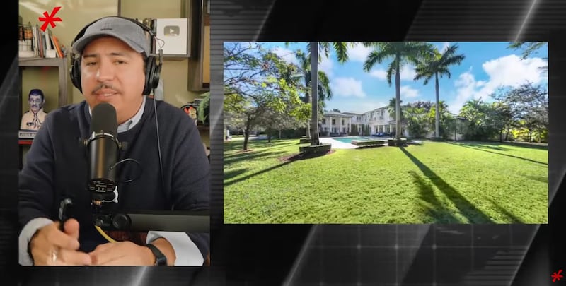 Imágenes de la mansión de Inés Gómez Mont y Víctor Álvarez Puga compartidas en el programa 'Pie de Nota'