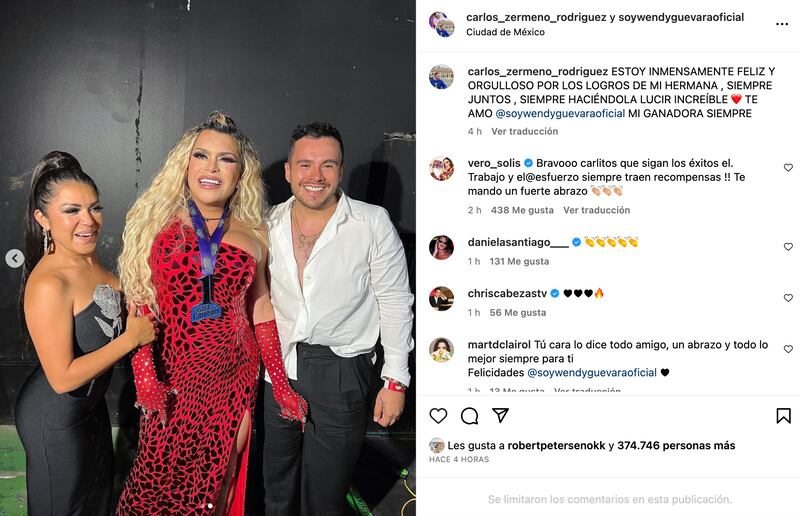 Wendy Guevara look en la final de La Casa de los Famosos