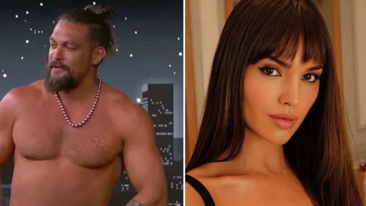 Jason Momoa desata suspiros en redes al lucir poca ropa y todas envidian a Eiza González