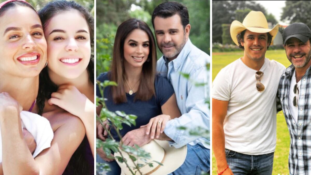 Biby Gaytán y Eduardo Capetillo están orgullosos de sus hijos.