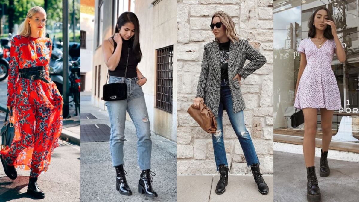 Looks con botas de combate