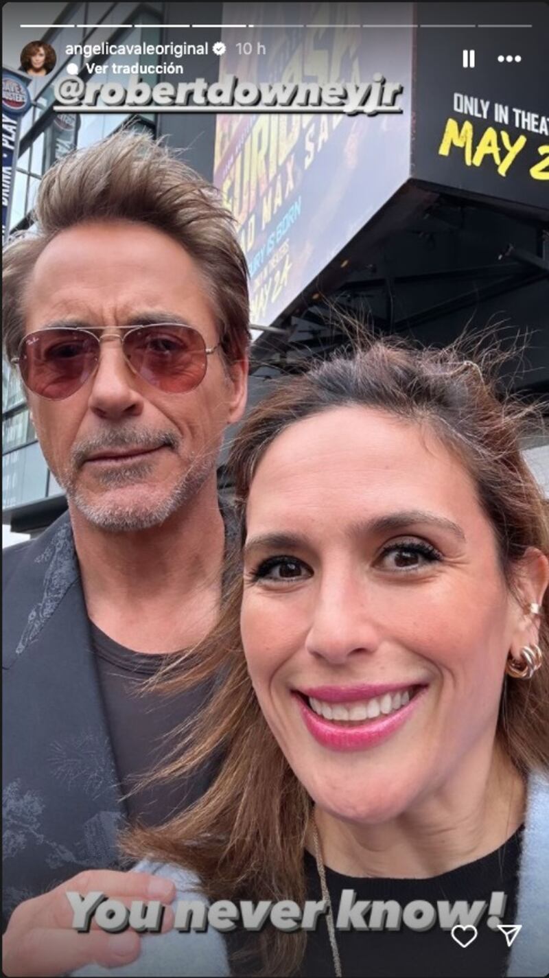 Angélica Vale / Robert John Downey Jr.