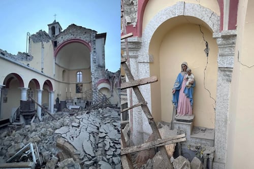 ¡Un milagro! La historia detrás de la imagen de la Virgen María que quedó intacta tras terremoto en Turquía