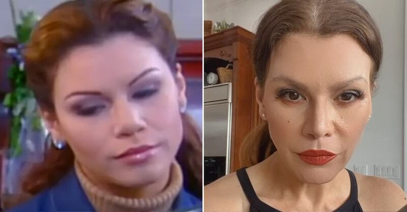 Olga Tañón en 'Yo soy Betty, la fea' y en la actualidad