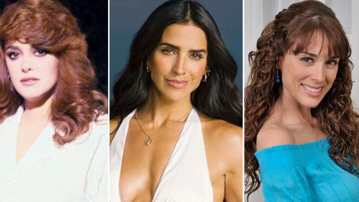 Lucía Méndez en 'Tú o nadie'; Bárbara de Regil en 'Cabo' y Jacky Bracamontes en 'Sortilegio'