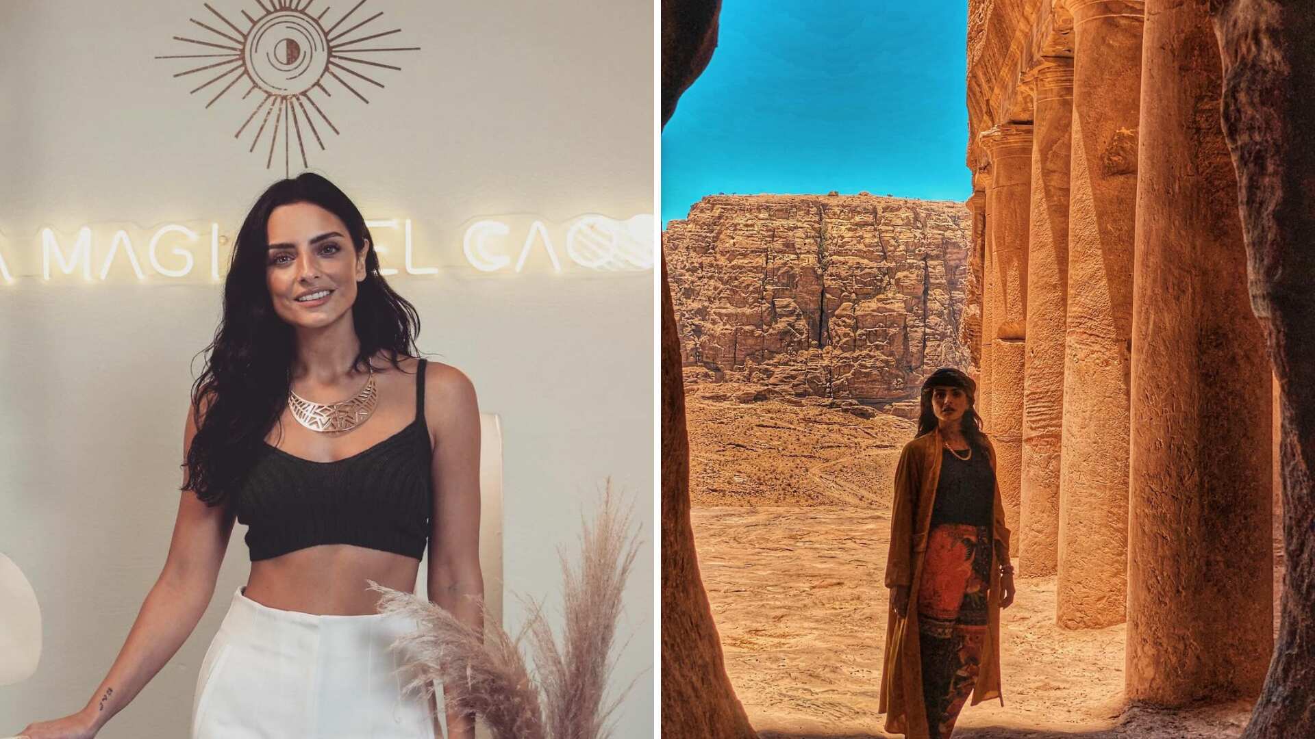 Aislinn Derbez reafirma con imponente atuendo que la ropa reciclada es una excelente opción