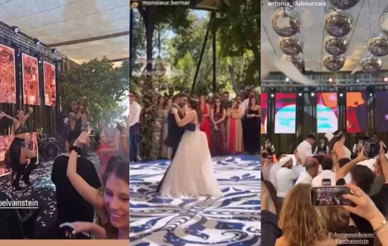 Fue en noviembre cuando la hija menor de Vivi Kreuztberger, Sharon Numhauser se casó por el civil con su pareja Joel Vainstein. Ahora, un mes después, tiró la casa por la ventana para celebrar la boda con todas las de la ley.
Así quedó demostrado en las distintas historias de Instagram que compartió su marido de la gran fiesta realizada el viernes pasado.