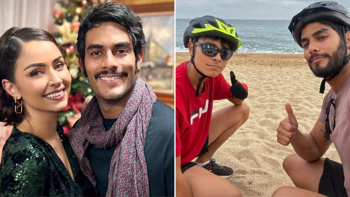 Fotos de Claudia Martín, Hugo Catalán y el hijo del actor, Aarón