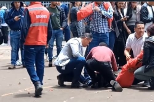 Temblor en Colombia: muchos se desmayaron del susto y quedaron privados en las calles