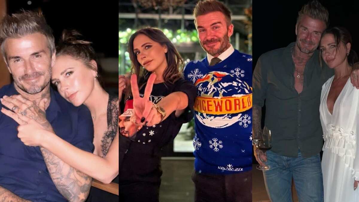 Victoria y David Beckham