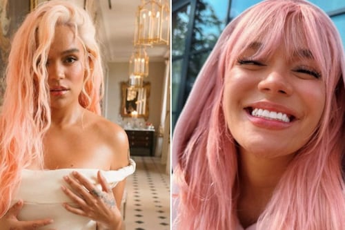 Tinte chesnut teddy blonde, la tendencia que impone Karol G para morenas este 2025