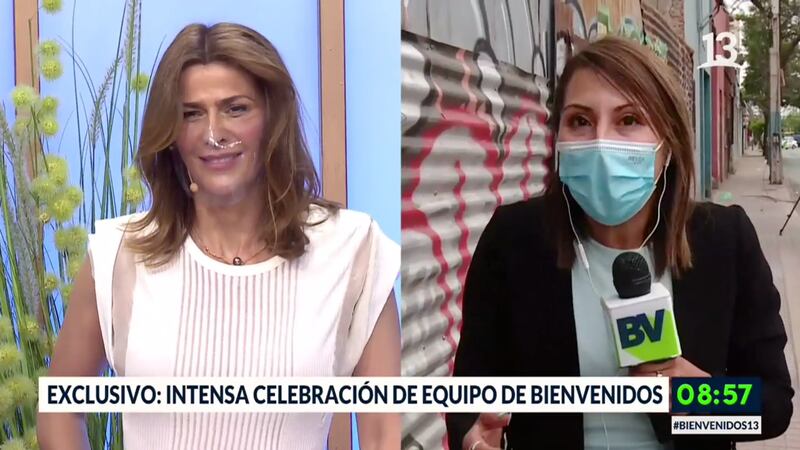 Marilyn Pérez expresó su agradecimiento a los animadores del "Bienvenidos"
