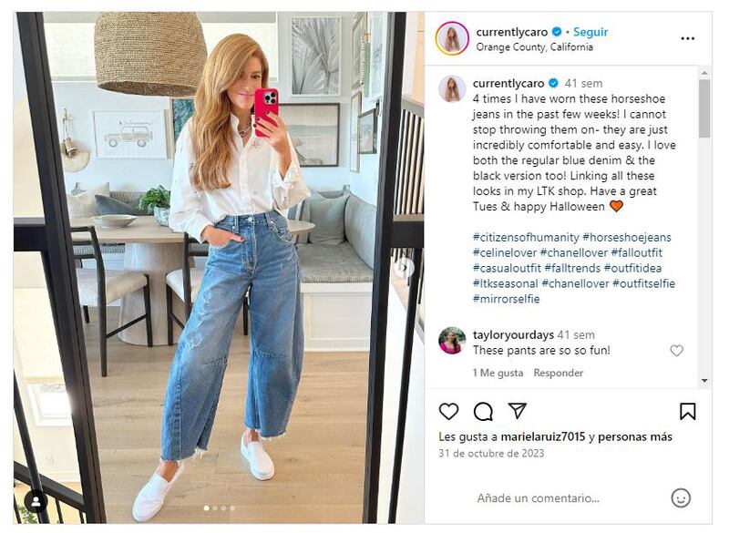 Los jeans herradura serán la sensación del otoño-invierno 2024