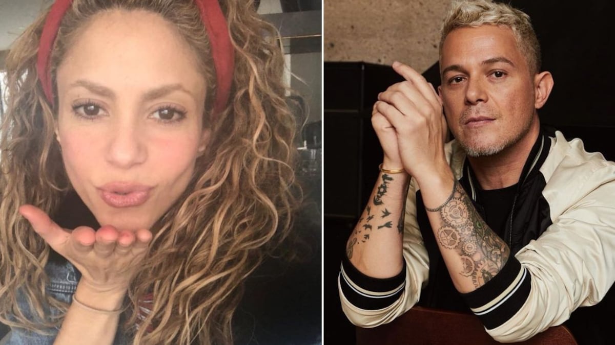 Shakira y Alejandro Sanz