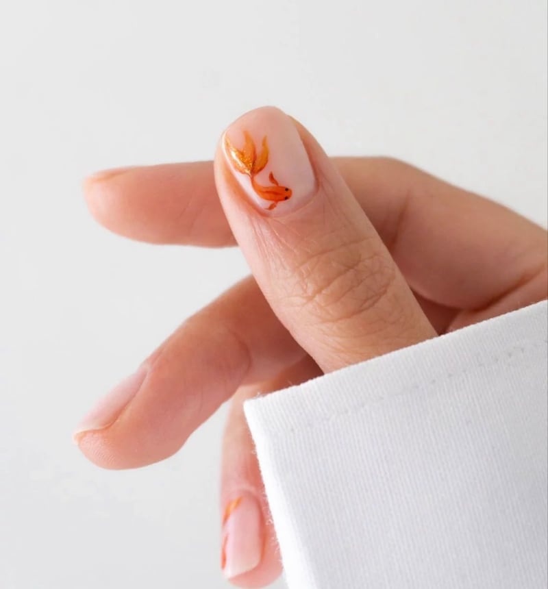 Ideas de diseños de uñas de pez para inspirarte