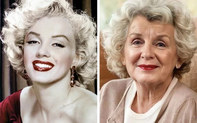 Marilyn Monroe según la IA / @RelatocuriosoK