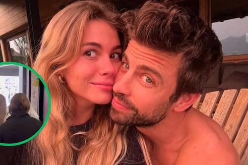 Video: Piqué y Clara Chía son escoltados por la policía luego de ser abucheados en un bar