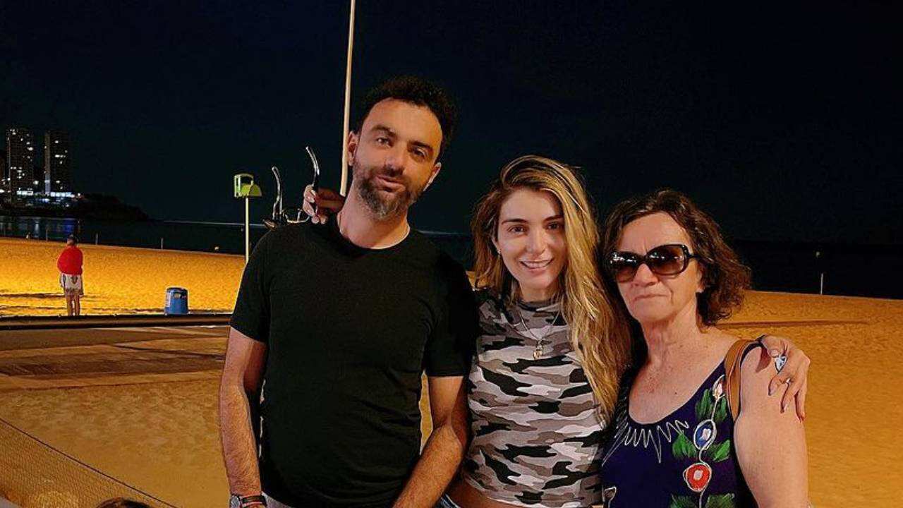 Marilyn Patiño junto a su exesposo Fabián Ulloa