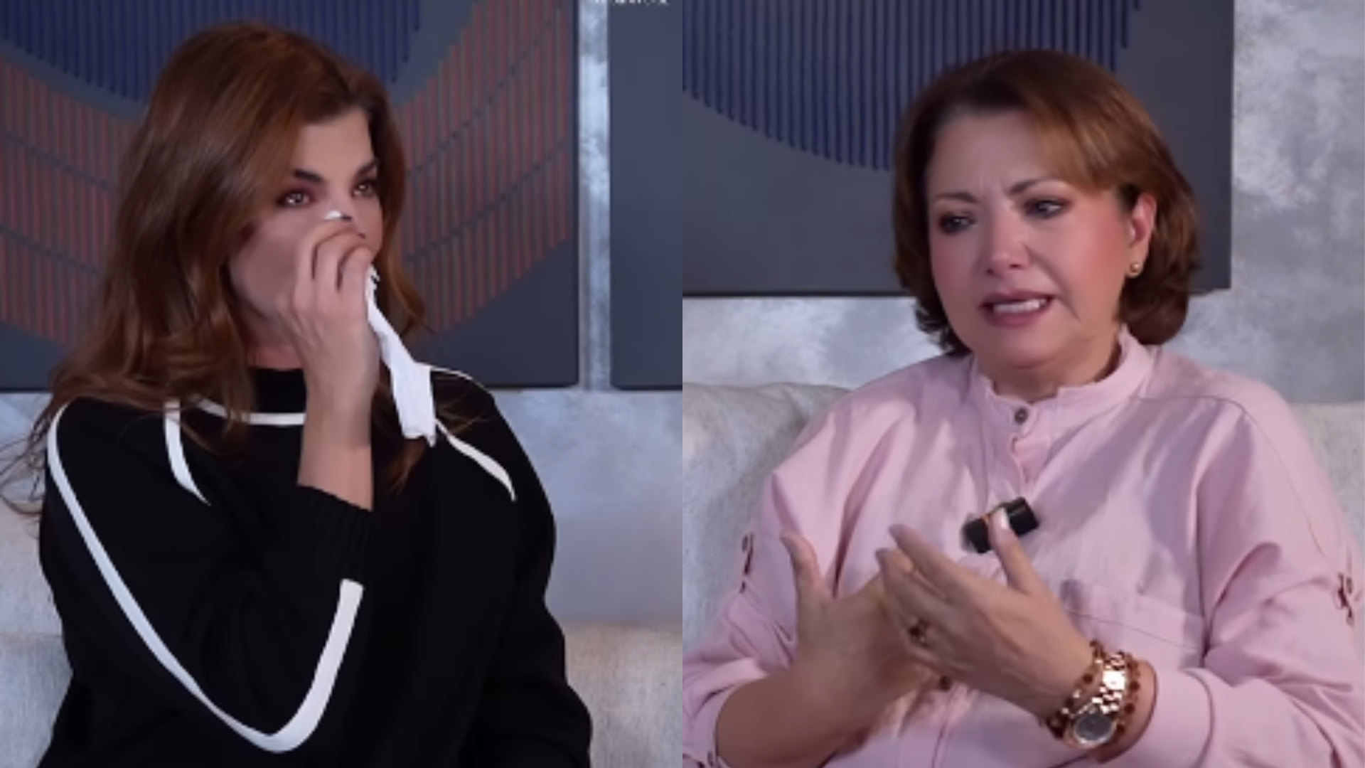 Carolina Cruz y su mamá