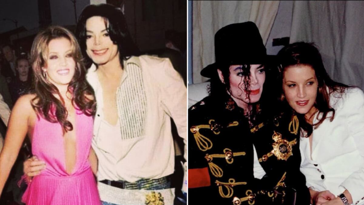 Lisa Marie Presley y Michael Jackson fueron esposos.