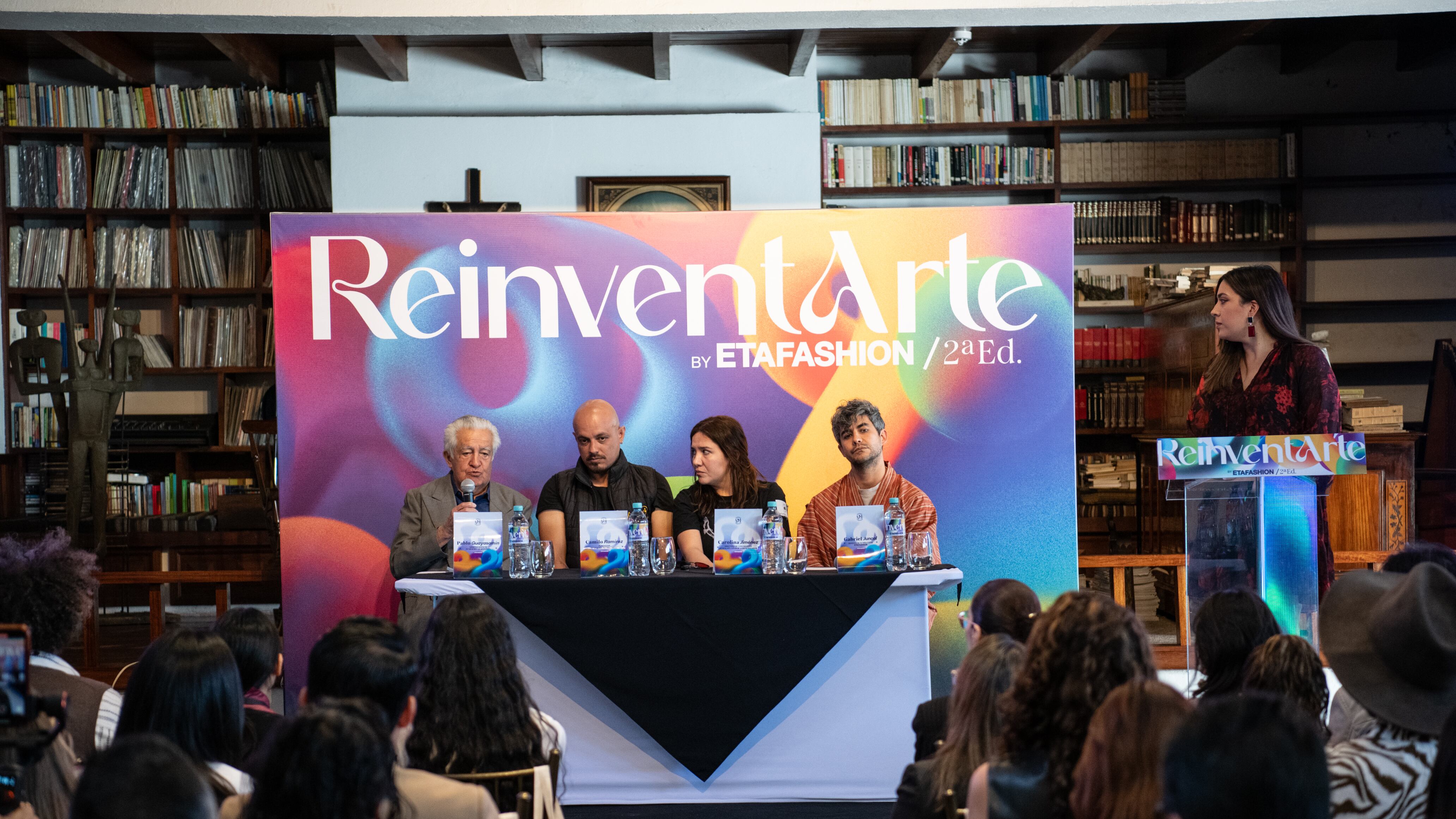 Presentación de ReinventArte en la Fundación Oswaldo Guayasamín