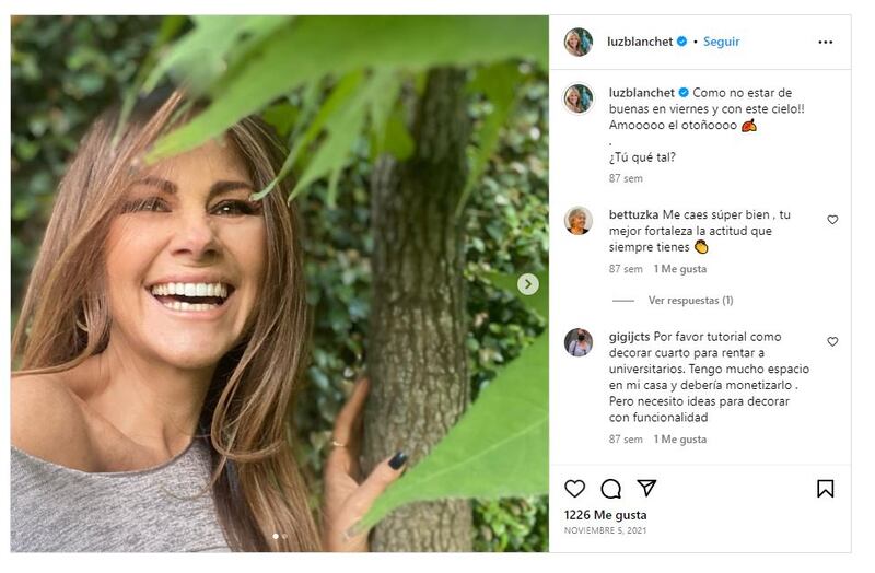 Luz Blanchet es una figura reconocida en la televisión mexicana