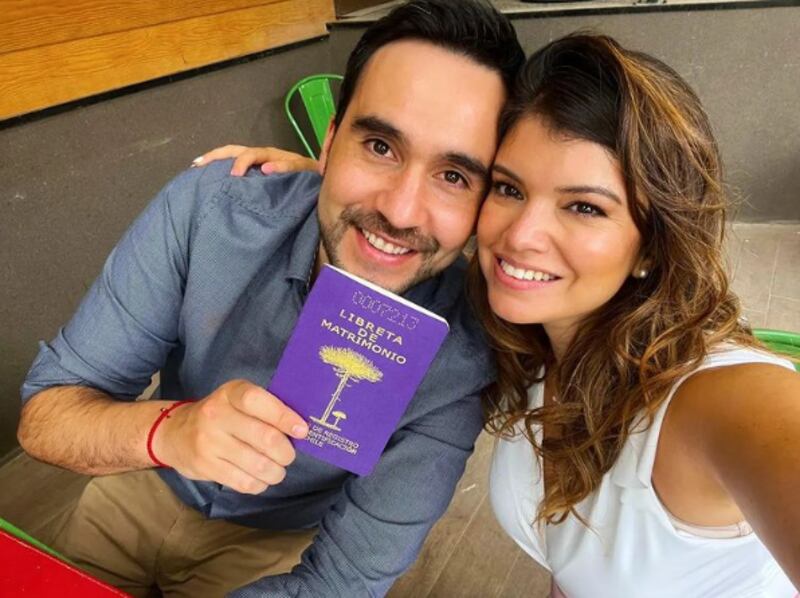 Daniel Silva contrajo matrimonio con Javiera Méndez