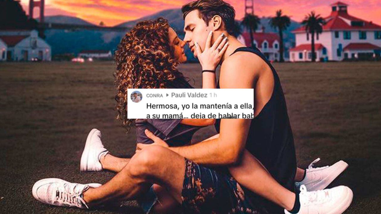 El infuencer argentino le aclaró a una seguidora que Briggitte no mantenía a él.