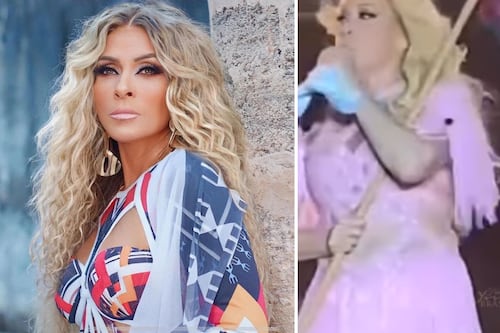 La “fanática indeseada”: Una cucaracha “acaricia” a Yuri en pleno concierto y así reacciona ella