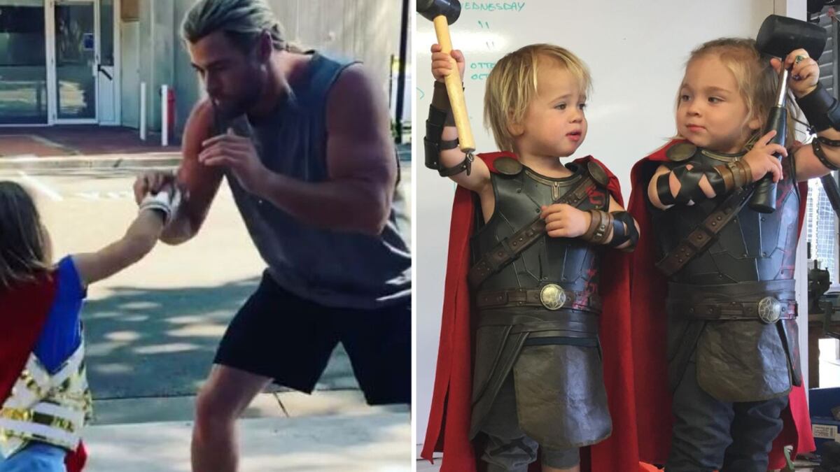 Mellizos de Chris Hemsworth y Elsa Pataky