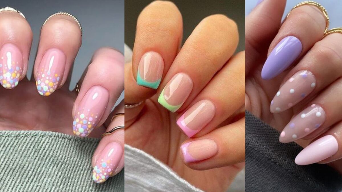 Uñas en tonos pasteles