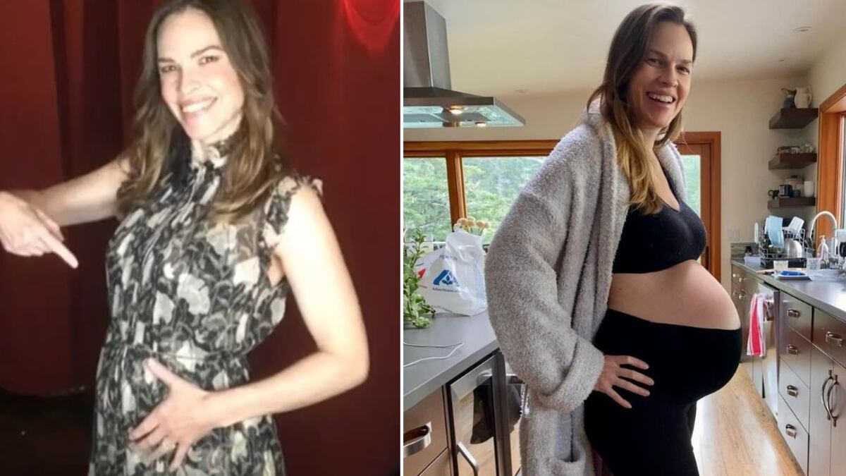 La actriz de ‘Karate Kid’ compartió una hermosa fotografía que dejaba al descubierto la última etapa de su embarazo.