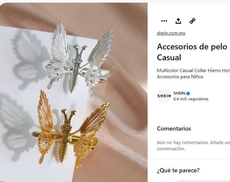 Pinzas de mariposas