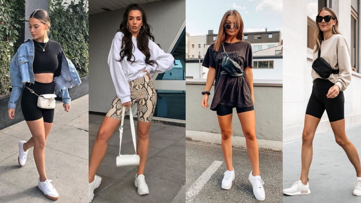 Looks con biker shorts