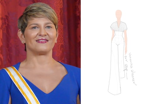 Diseñador colombiano contó que Verónica Alcocer copió uno de sus vestidos luego de ‘dejarlo en visto’