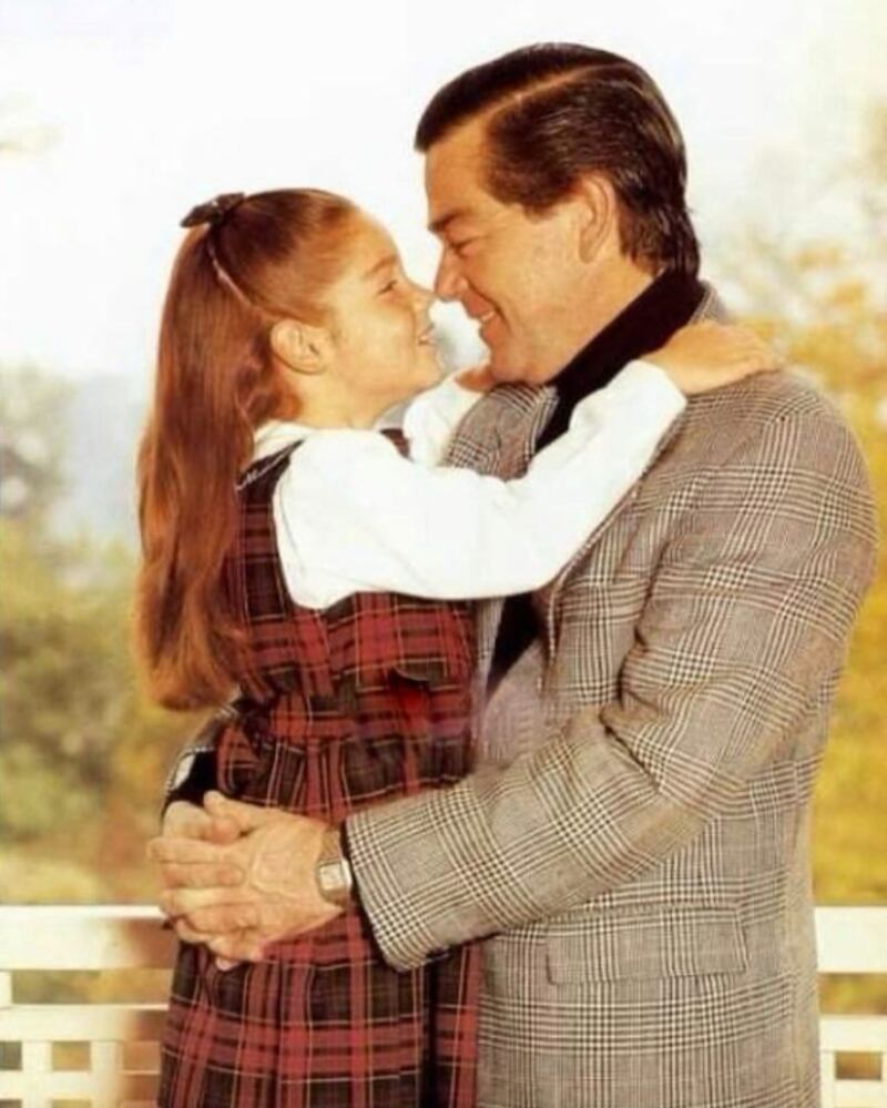 Kel Calderón y su padre, Hernán Calderón Salinas
