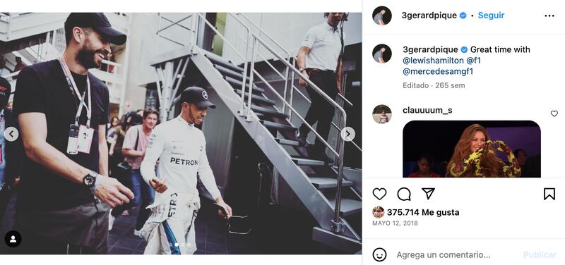 Piqué y Hamilton