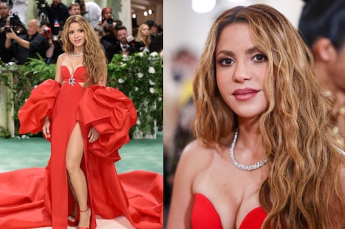 "Primera vez...": el particular detalle del vestido de Shakira en la MET Gala 2024 que generó debate en redes