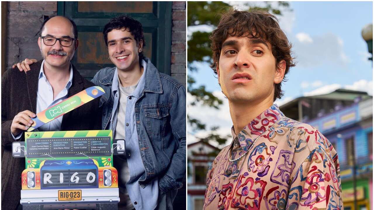 Enmanuel Restrepo junto con el actor Julián Arango