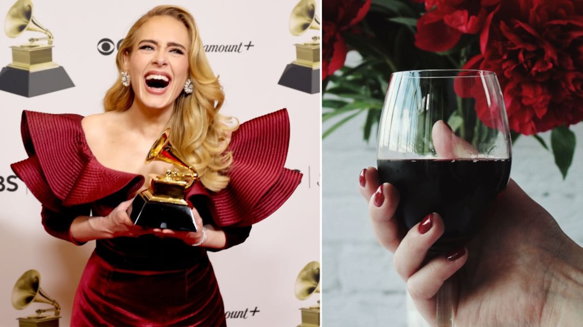 El color de uñas ‘vinotinto’ causará furor en otoño y las celebridades ya lo están empezando a usar. Una de ellas, Adele.