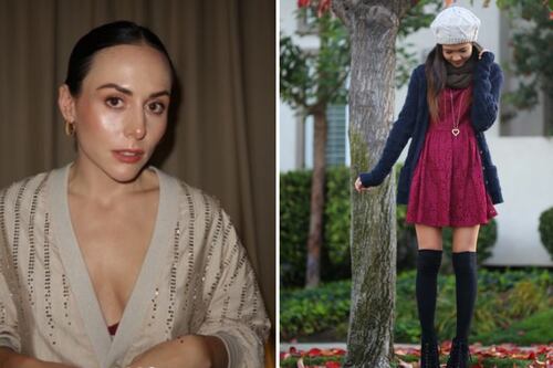 Vestido con calcetines hasta las rodillas: el extravagante vestido de Zuria Vega que está dividiendo opiniones