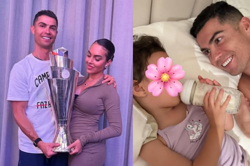 “Te extraño, papá”: El gesto más tierno de la hija de Cristiano Ronaldo que delata la gran complicidad entre ambos