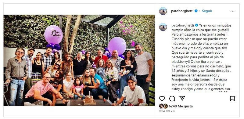 Odalys Ramírez y Patricio Borghetti tienen 12 años de relación amorosa