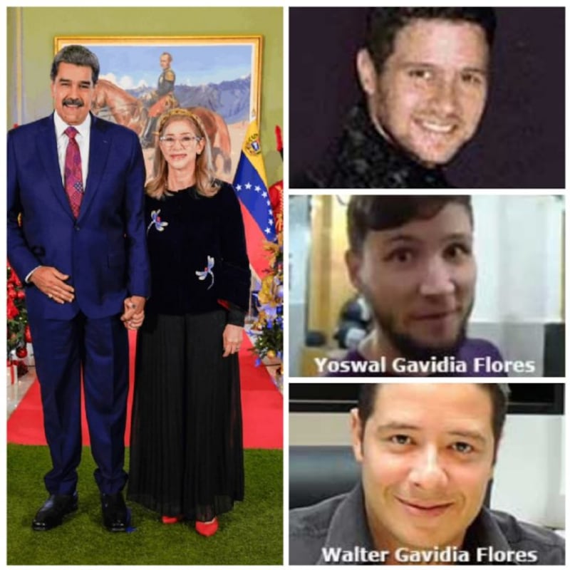 Ellos son los hijastros de Nicolás Maduro
