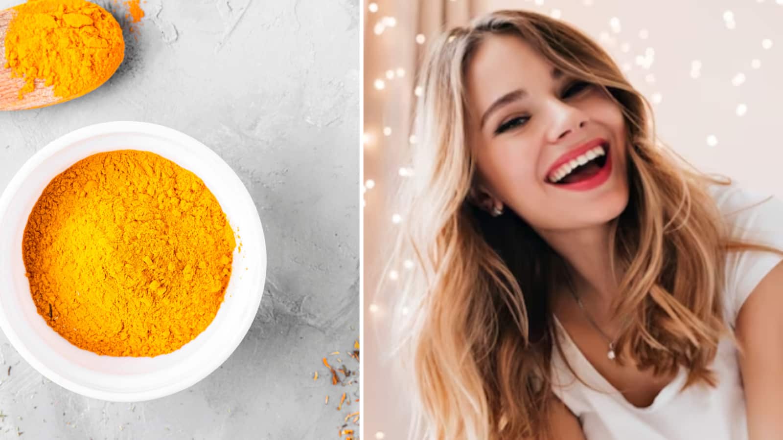 Tinte de cúrcuma para el pelo